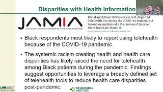Special Seminar on Biomedical Informatics and Systemic Racism