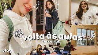 VOLTA ÀS AULAS DE AGOSTO!! meu primeiro dia de aula  (terceirão)