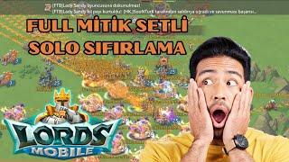 #lordsmobile İnanılmaz Solo Sıfırlama...!