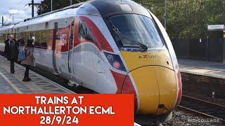 Trains at Northallerton ECML - 29/9/24