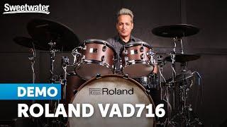 Roland VAD716 Electronic Drum Set Demo with Nick D'Virgilio (New 7 Series V-Drums)