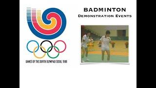 1988 Summer Olympics - Badminton Demonstration Events