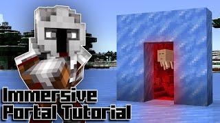 How to Make A Tardis in Minecraft Using Immersive Portals! - Minecraft Immersive Portal Tutorial