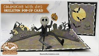 Cardmaking with Dies: Skeleton Pop-up Card