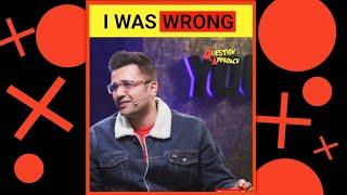 Sandeep Sir Was Wrong | By Sandeep Maheshwari | Motivational Whatsapp status #shorts