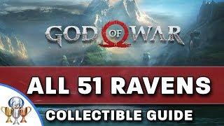 God of War - All 51 Odin's Ravens Collectible Locations - Allfather Blinded Trophy