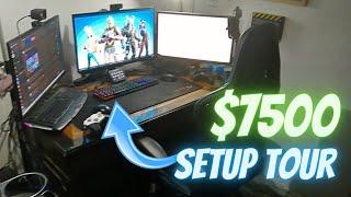 JKC Gaming's $7500 Gaming Setup Tour (INSANE)