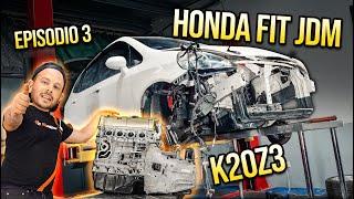 Honda FIT K-Swap EP.3 - Sacar el MOTOR fue UNA LOCURA