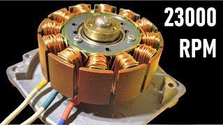 23000 RPM - Reuse 24V Super High Speed DC Motor from DEAD Printer - Brushless BLDC Motors