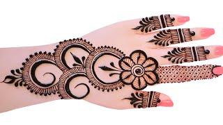 easy top Arabic mehndi design-weddingDulhan special #mehndidesign-simple#henna #madhi#eid #mehandi