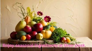 Enjoy seasonal ingredients at their peak.:**" English Learning Hope"**