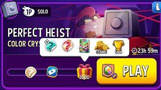 color crystals rainbow perfect heist solo challenge | match masters