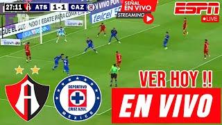 Cruz Azul vs. Atlas en vivo, Donde Ver, A Que Hora Juega Cruz Azul vs. Atlas Apertura 2024 hoy