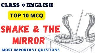 Best MCQ The snake and the mirror Beehive | class 9 beehive chapter 5 mcq