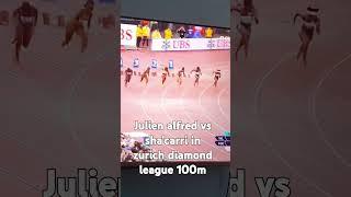 Julien alfred vs sha'carri richardson. zurich diamond league 100m