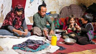 A Morning in Afghanistan’s Ancient Caves: Twin Family’s Traditional Breakfast Routine