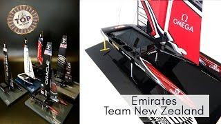 Emirates Team New Zealand - America's Cup Class Yacht desk model - ETNZ