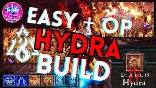 Hydra Supreme \\ OP & Easy Sorcerer Build for Diablo 4 Season 5