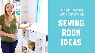 Three Craft Room Workstation Ideas for your Sewing Room or Creative Space