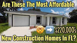 Are These The Most Affordable New Construction Homes In Florida?  $220,000's NO HOA Ocala Dunnellon