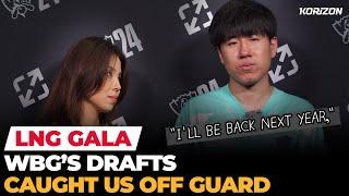 GALA "Weibo surprised us with Ashe and Maokai" LNG-WBG post-match interview | Ashley Kang