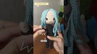 ОБЗОР НА КУКЛУ ТГ: @dili_crochet #крючком #игрушка #кукла #вязание #crochet #doll #amigurumi