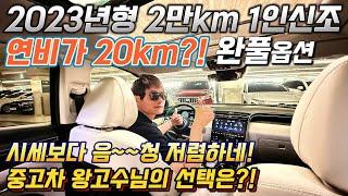 연비가 20km?! 23년형 2만km 주행!완풀~옵션!!! 1인신조 관리! 세금 저렴하고 연비 좋은 SUV 중고차 왕고수님들의 선택을 기다립니다!  #가성비 #중고차추천 #중고차