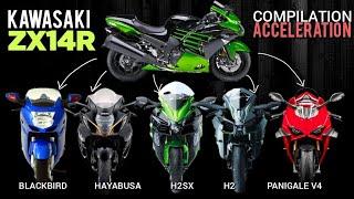 ZX14R ️ Super Blackbird ️ Hayabusa ️ Ninja H2 SX ️ Ninja H2 ️ Panihale V4 | Acceleration