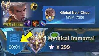 I USED MY NEW BUILD IN MY LAST CHOU MATCH BEFORE END OF SEASON!! - Mobile Legends