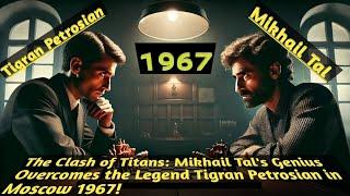 The Clash of Titans: Mikhail Tal's Genius Overcomes the Legend Tigran Petrosian in Moscow 1967!