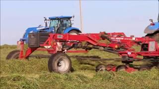 New Holland T6 180 and TM120 Raking