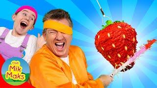 Piñata Fruits & More | Kids Songs & Nursery Rhymes | The Mik Maks