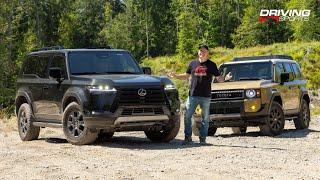 2024 Toyota Land Cruiser vs Lexus GX 550 Overtrail Review and Off-Road Shootout