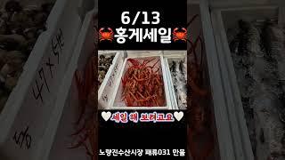 6/13 노량진수산시장 만물