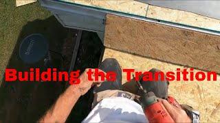 Building the transition. Mobile Home Roof Leak Repair