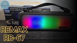 REMAX RB M67 Portable Outdoor Speaker Unboxing & Overview 