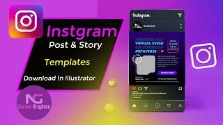 New Ai instagram templates | Noreen Graphics |