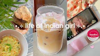 Productive day in my life | Aesthetic vlog Indian | daily life in India | cooking, studying n more