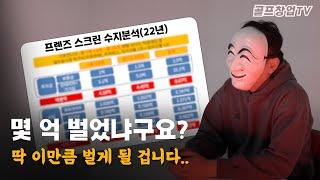 프렌즈스크린 2022년 매출액, 비용, 순수익 싹 다 공개합니다.