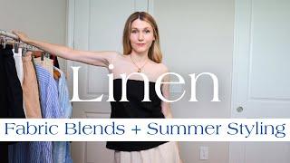 LINEN Style Guide : How to shop for and style linen