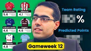 FPL GW12 Best Transfers & Tips | BigManBakar's Team Reveal | Gameweek 12 | FPL 24/25