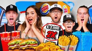 Ordering DOUBLE What The Person IN FRONT Of Us Orders!! **Grace's GCSE Results Reveal**