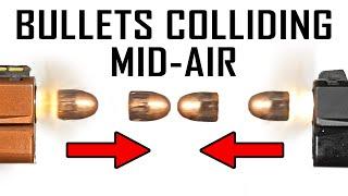 Colliding Bullets Together in Slow Motion! - Ballistic High-Speed