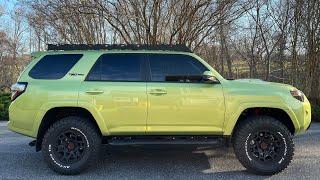 GRINCH BUILD. My Finished 2022 Toyota 4Runner TRD Pro in Lime Rush!