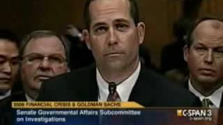 Sen. Levin vs Daniel Sparks Goldman Sachs  Gówniany interes Napisy PL.WMV