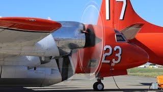 Aero Union Lockheed P-3A Orion engine run-up