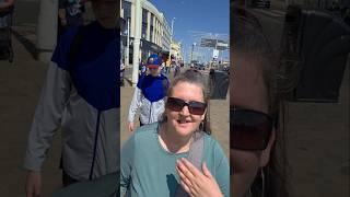 Scorching on Blackpool Promenade