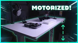 NEW DESK SETUP! Motorized Standing Desk Setup EQ5 by Flexispot