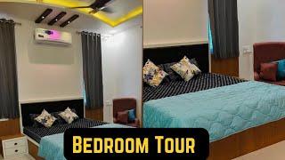 Simple Master bedroom Tour. bed design idea.. master bedroom pop design..l