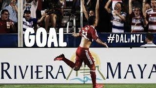 GOAL: Mauro Diaz snaps free kick bender by Perkins | FC Dallas vs Montreal Impact